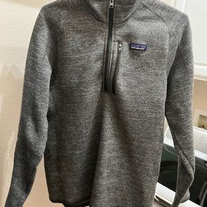 Grey Patagonia quarter zip